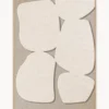 Arte da parete acustica Stone Path con cornice in legno