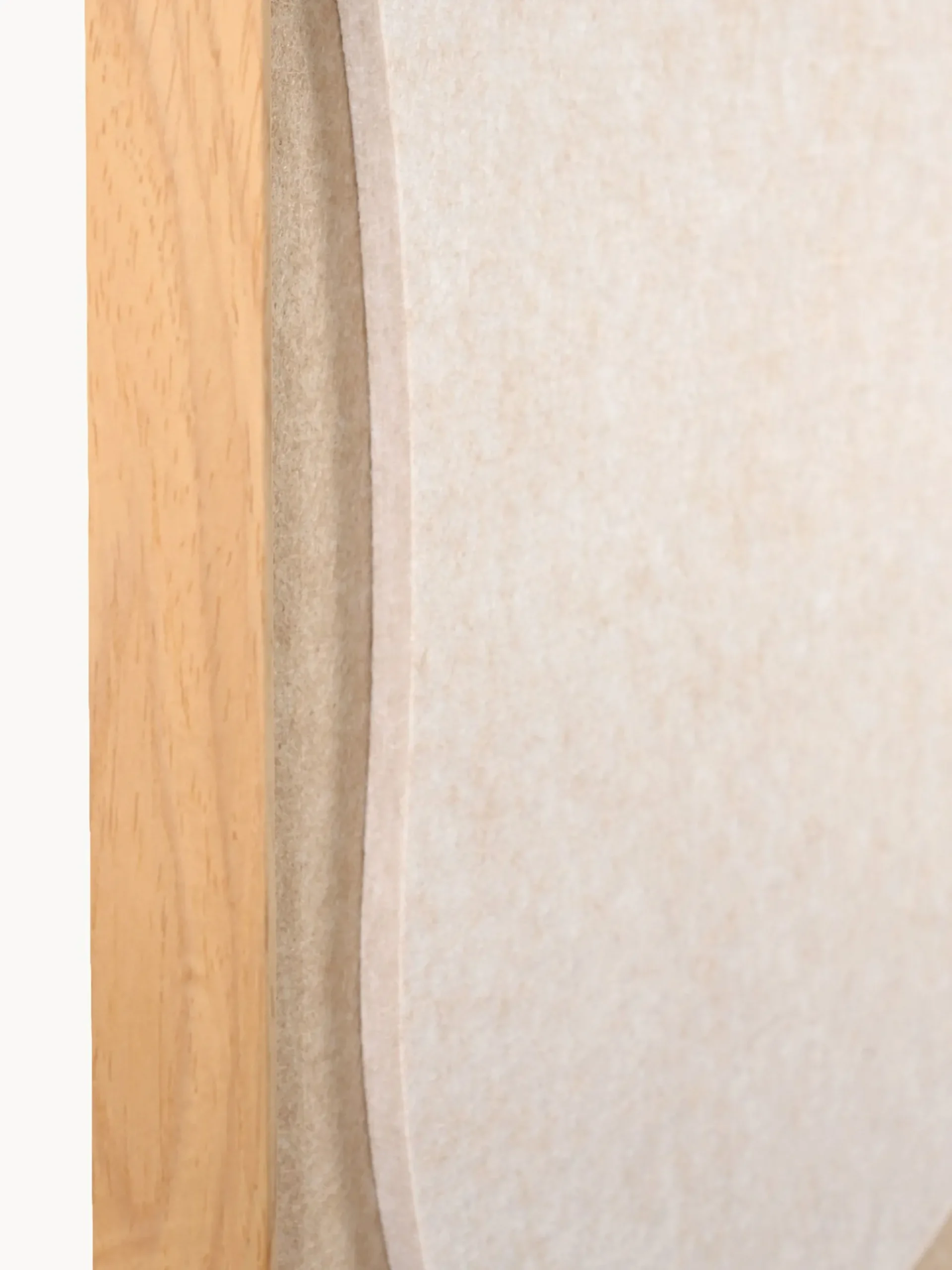Arte da parete acustica Stone Path con cornice in legno