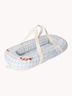 Baby nest portatile in cotone Sky Blue