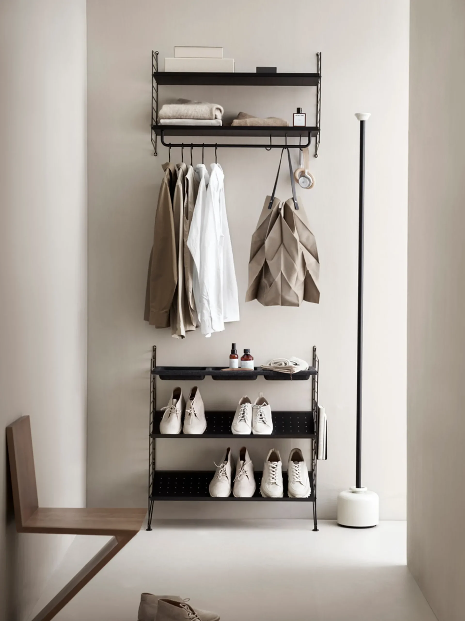 Barra sospesa String System, larg. 72 cm