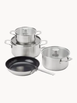 Batteria di pentole con rivestimento antiaderente KitchenAid, set da 7