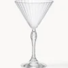 Bicchiere da Martini con struttura scanalata America's Cocktail 4 pz