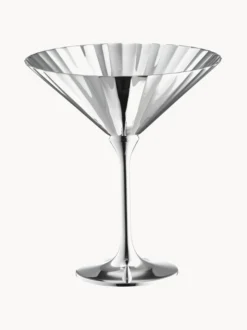 Bicchiere da martini placcato argento fatto a mano Belvedere