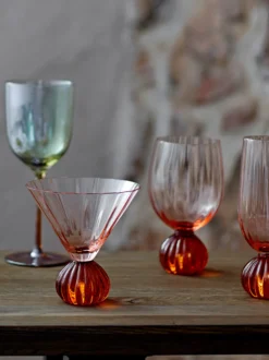 Bicchiere da vino in vetro soffiato Taurin