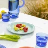 Bicchieri acqua in vetro borosilicato fatti a mano Dew 2 pz