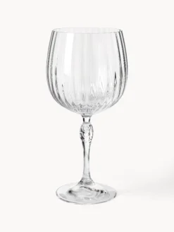 Bicchieri da gin con struttura scanalata America's Cocktail 4 pz