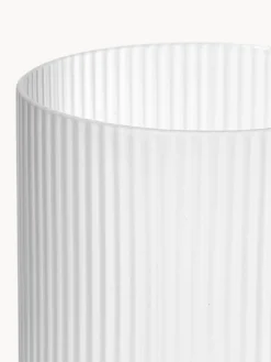 Bicchieri da vino in vetro soffiato con scanalatura in rilievo Ripple 2 pz