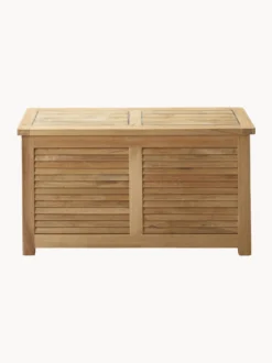 Cassapanca stretta in legno di teak fatta a mano Storage
