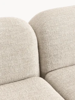 Chaise longue componibile 3 posti in bouclé Wolke