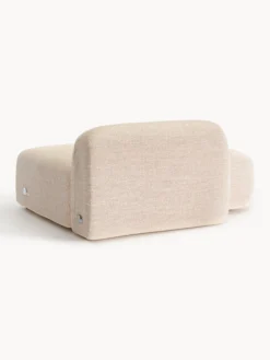 Chaise lounge in bouclé Wolke