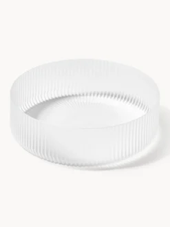 Ciotole da portata in vetro soffiato millerighe Ripple 4 pz