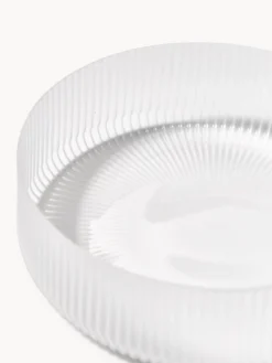 Ciotole da portata in vetro soffiato millerighe Ripple 4 pz