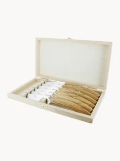 Coltelli fatti a mano con finitura satinata Le Thiers Elegance 6 pz