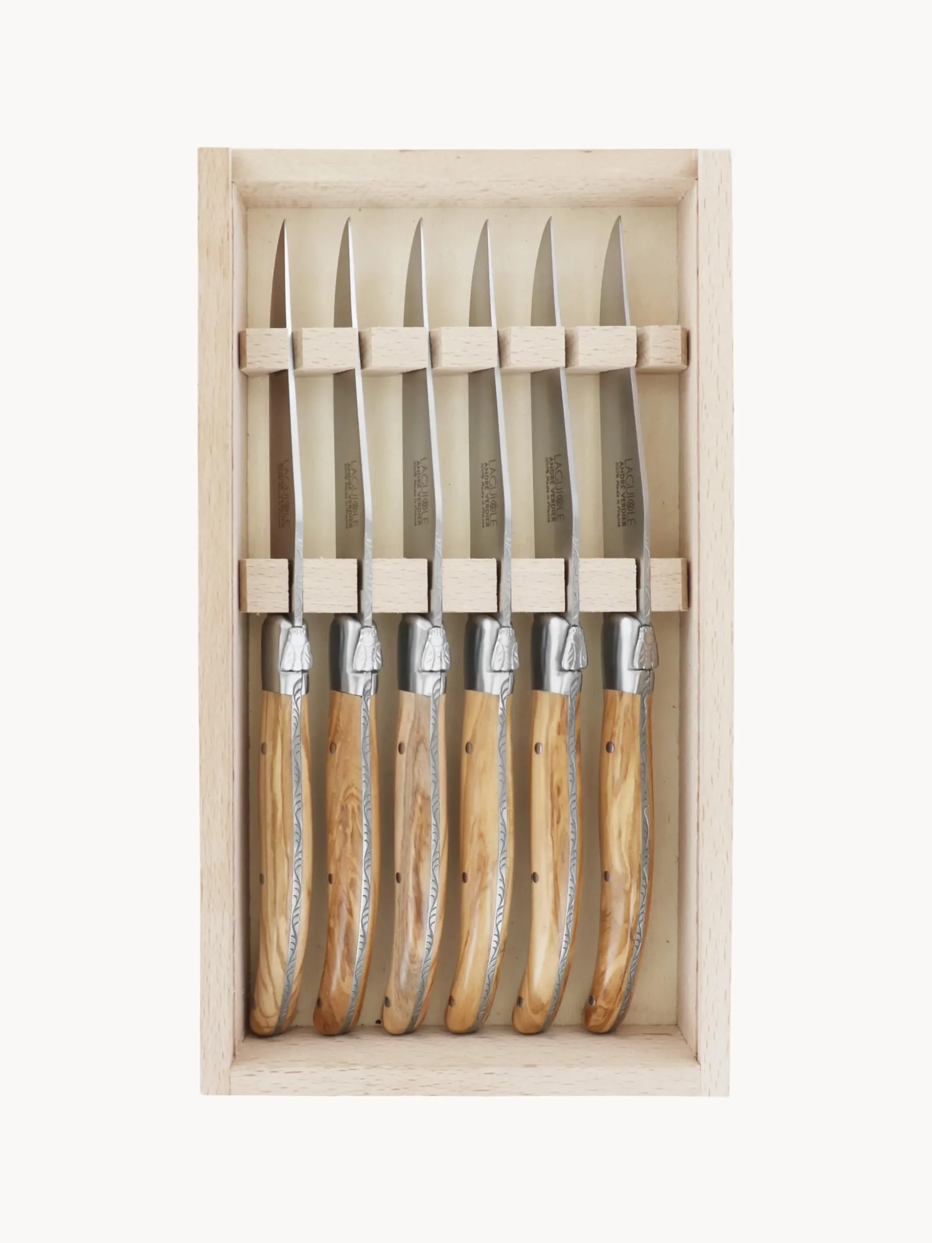 Coltelli fatti a mano con finitura satinata Essentiel 6 pz