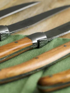 Coltelli fatti a mano con finitura satinata Essentiel 6 pz