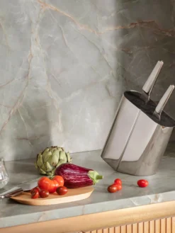 Coltello per erbe aromatiche in acciaio inossidabile Sky