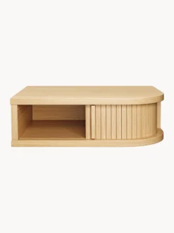Comodino da parete in legno con cassetto Farsta Tambour