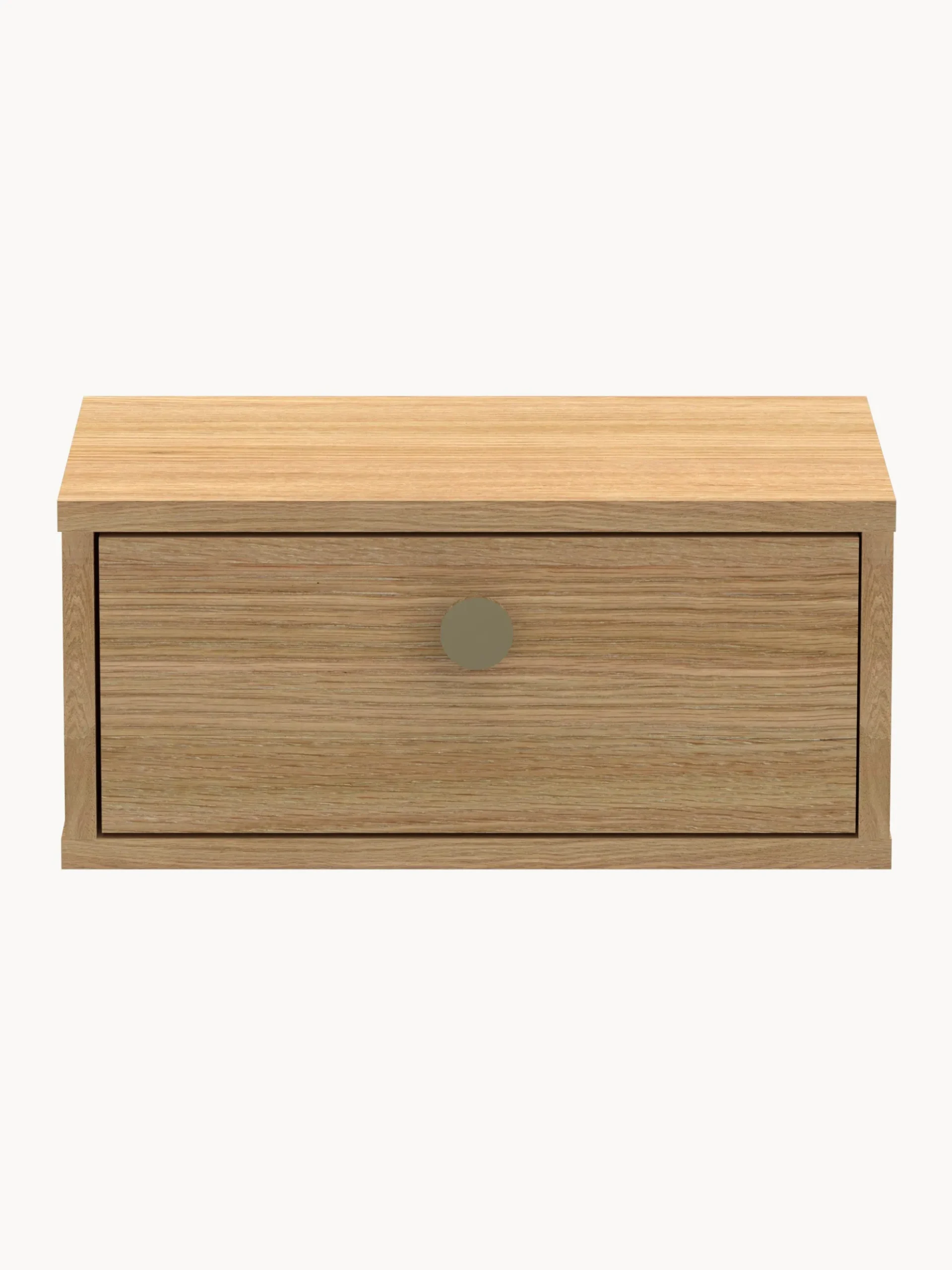 Comodino da parete in legno Monfort