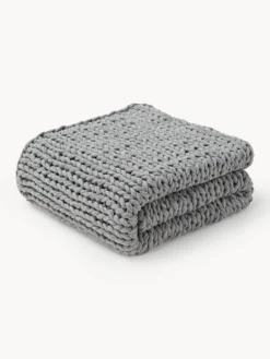 Coperta a maglia grossa fatta a mano Adyna