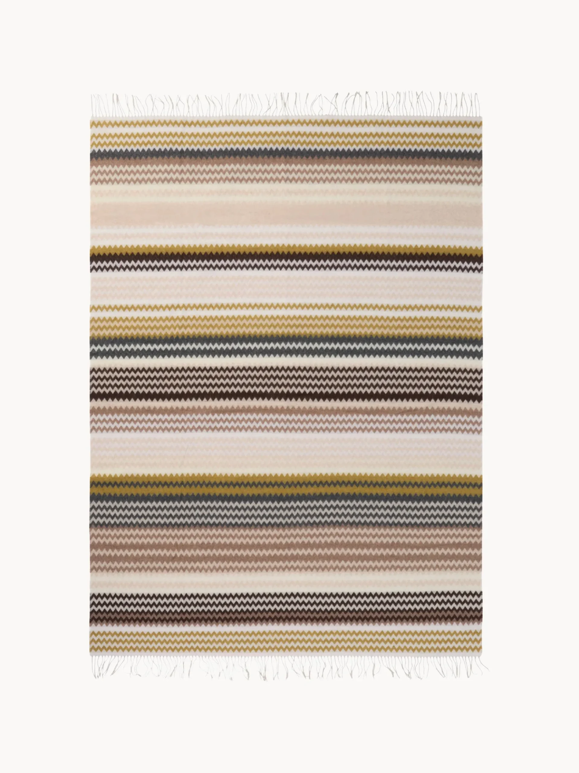 Coperta di lana con frange Humbert