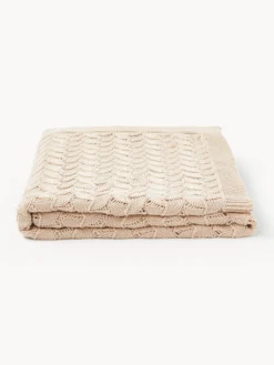 Coperta in cotone a maglia Vera