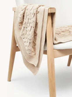 Coperta in cotone a maglia Vera