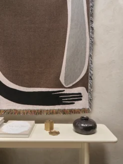 Coperta in cotone con frange Pose