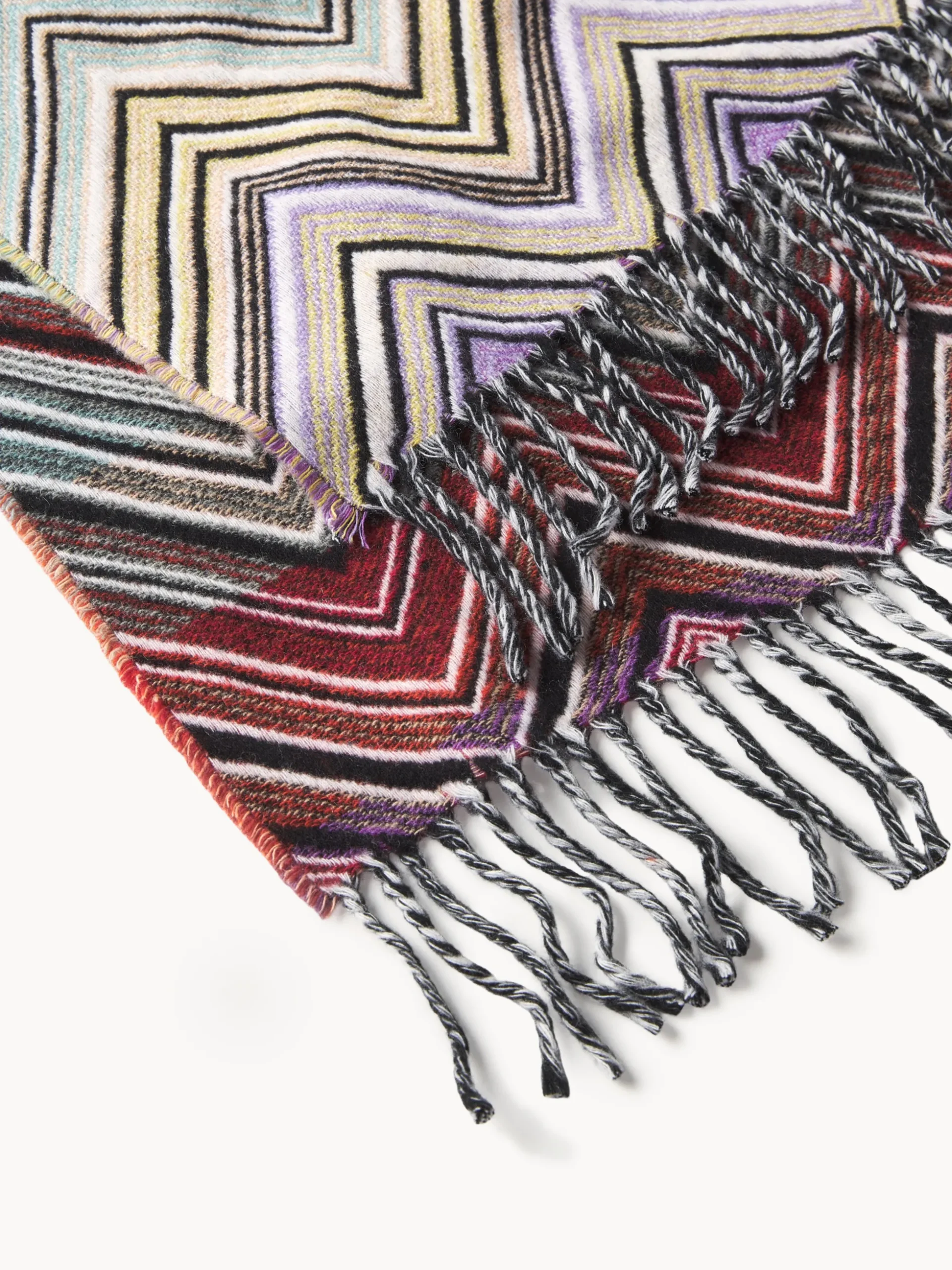 Coperta in lana con frange Perseo