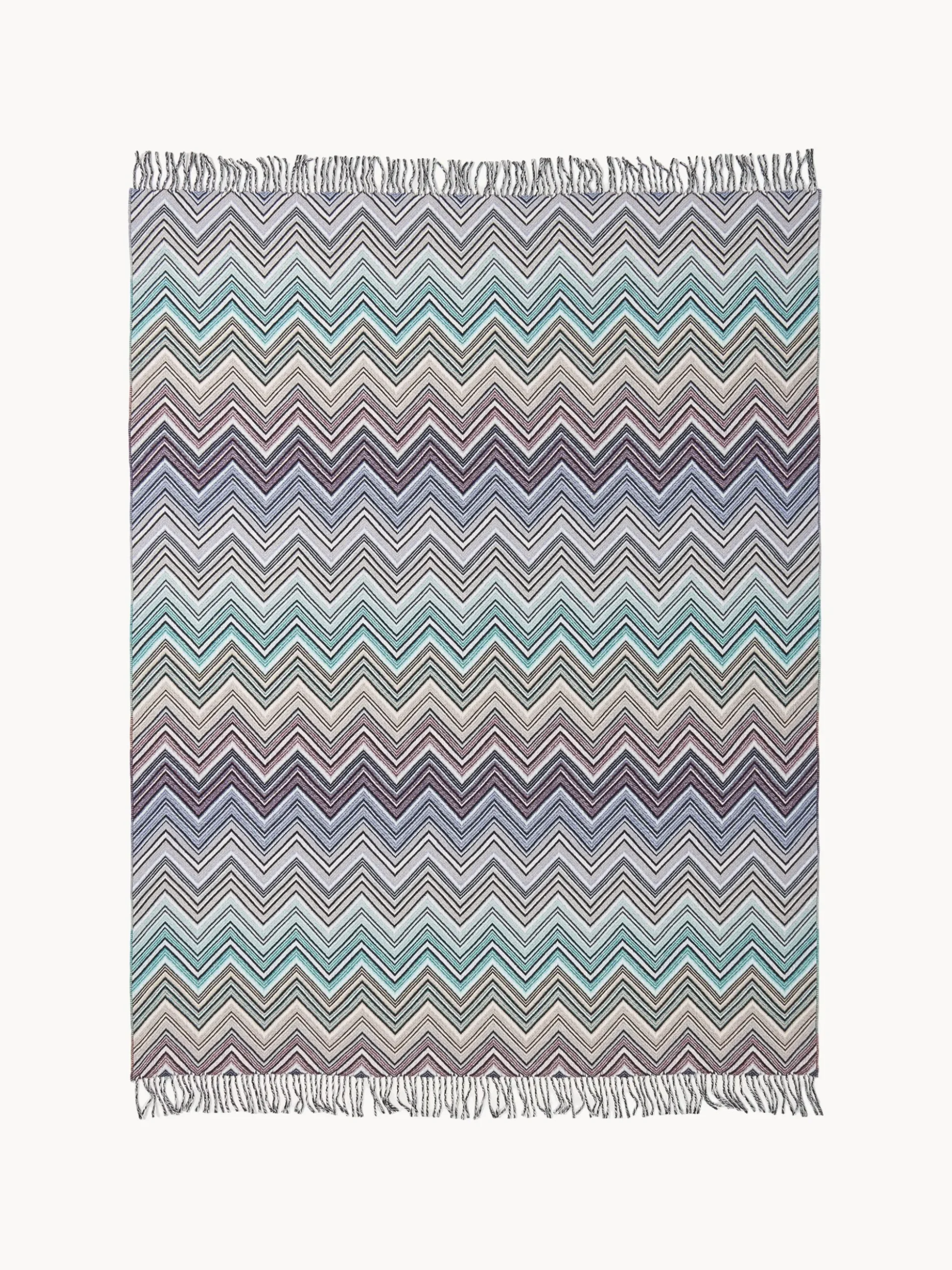 Coperta in lana con frange Perseo