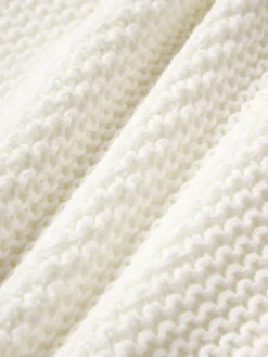 Copricuscino lavorato a maglia in cotone organico Adalyn