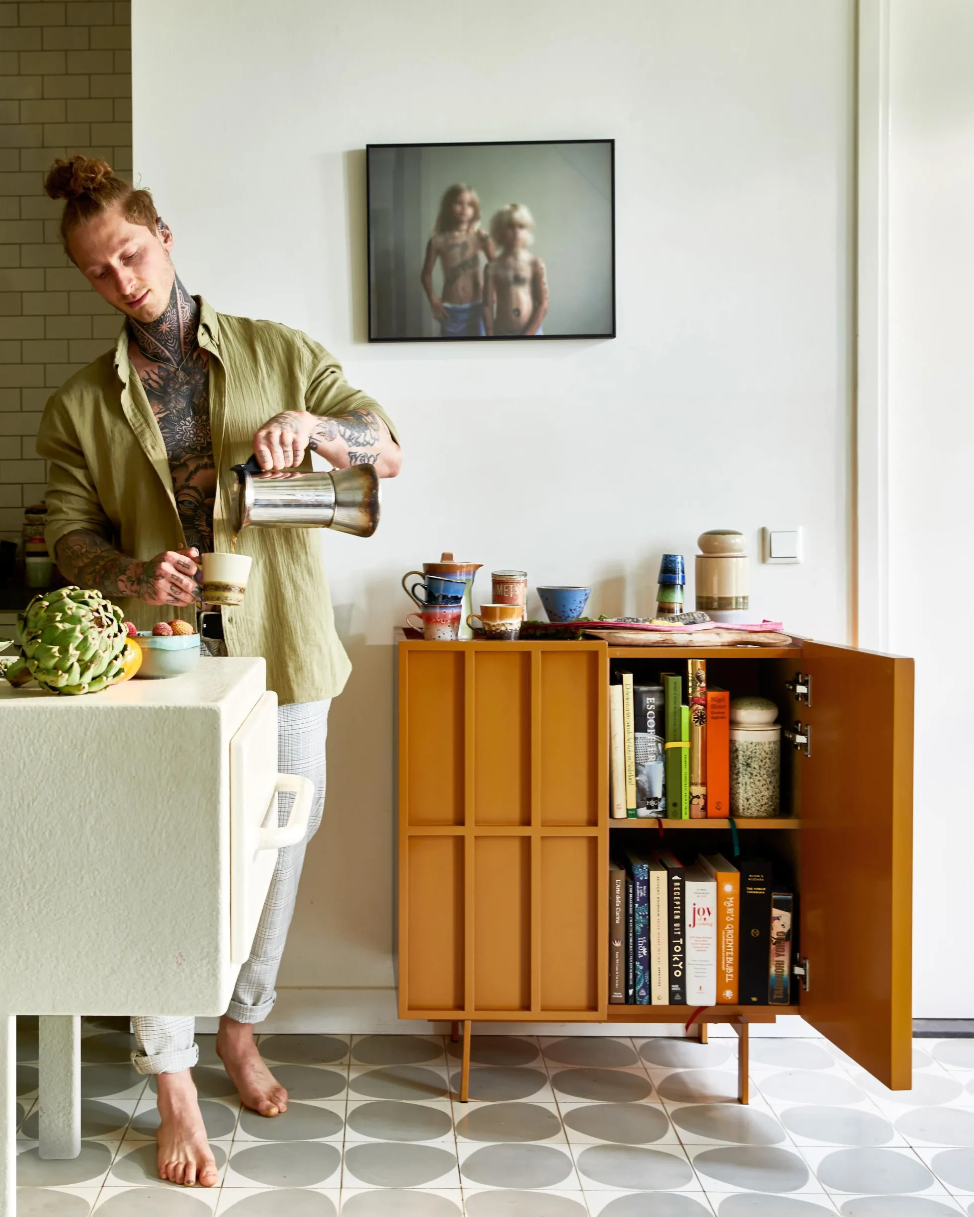 Credenza alta Pebble