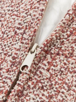 Cuscino cilindrico per divano in bouclé Sofia