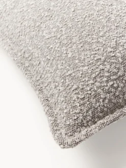 Cuscino decorativo grande in bouclé Lennon, 70 x 70 cm