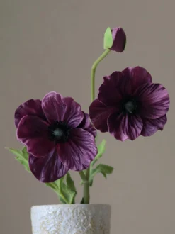 Fiore artificiale Three-Headed Poppy