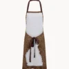 Grembiule in cotone Leopard