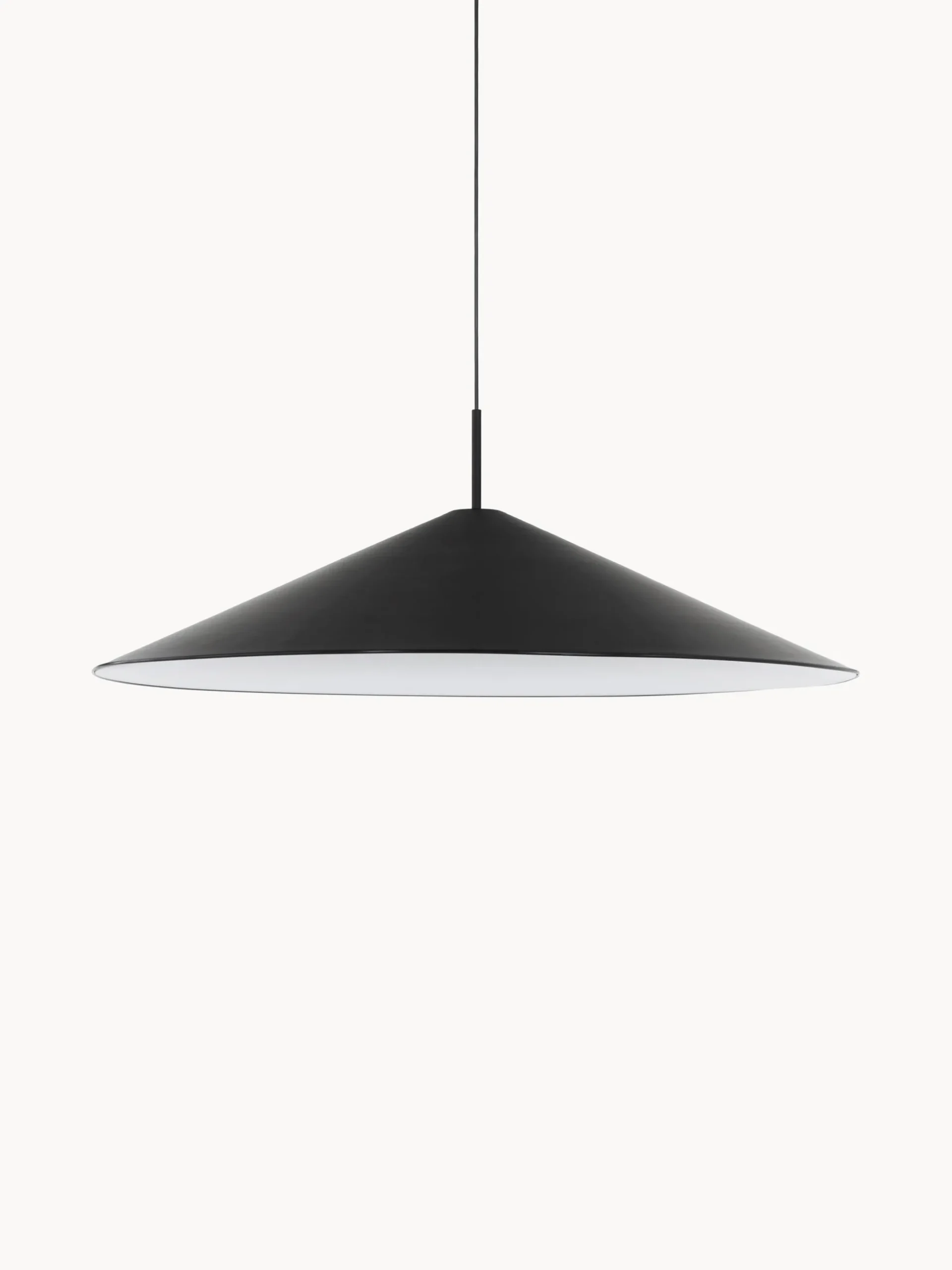 Lampada a sospensione grande con luce regolabile Brolly, Ø 90 cm