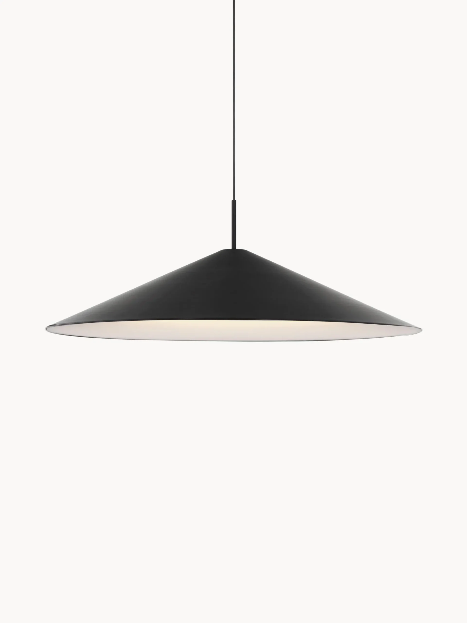 Lampada a sospensione grande con luce regolabile Brolly, Ø 90 cm