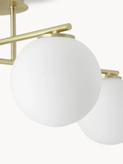Lampada da soffitto in vetro opale Atlanta