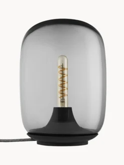 Lampada da tavolo in vetro soffiato a LED con luce regolabile Acorn