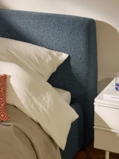 Letto singolo in bouclé Cloud