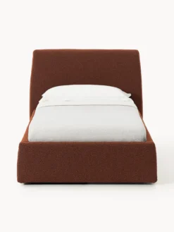Letto singolo in bouclé Cloud
