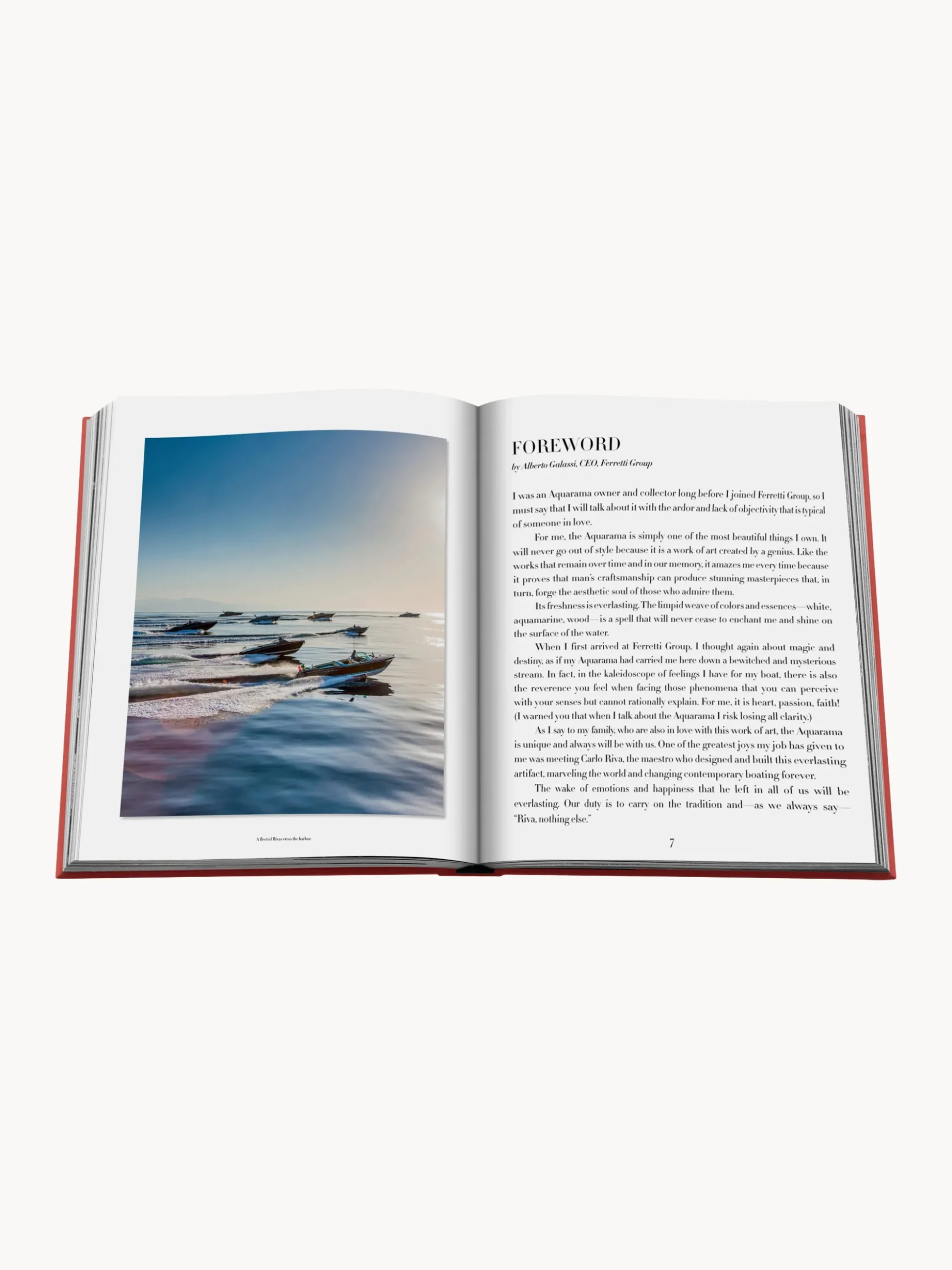 Libro da tavolino Riva Aquarama