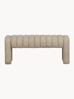 Panca imbottita in bouclé Frex
