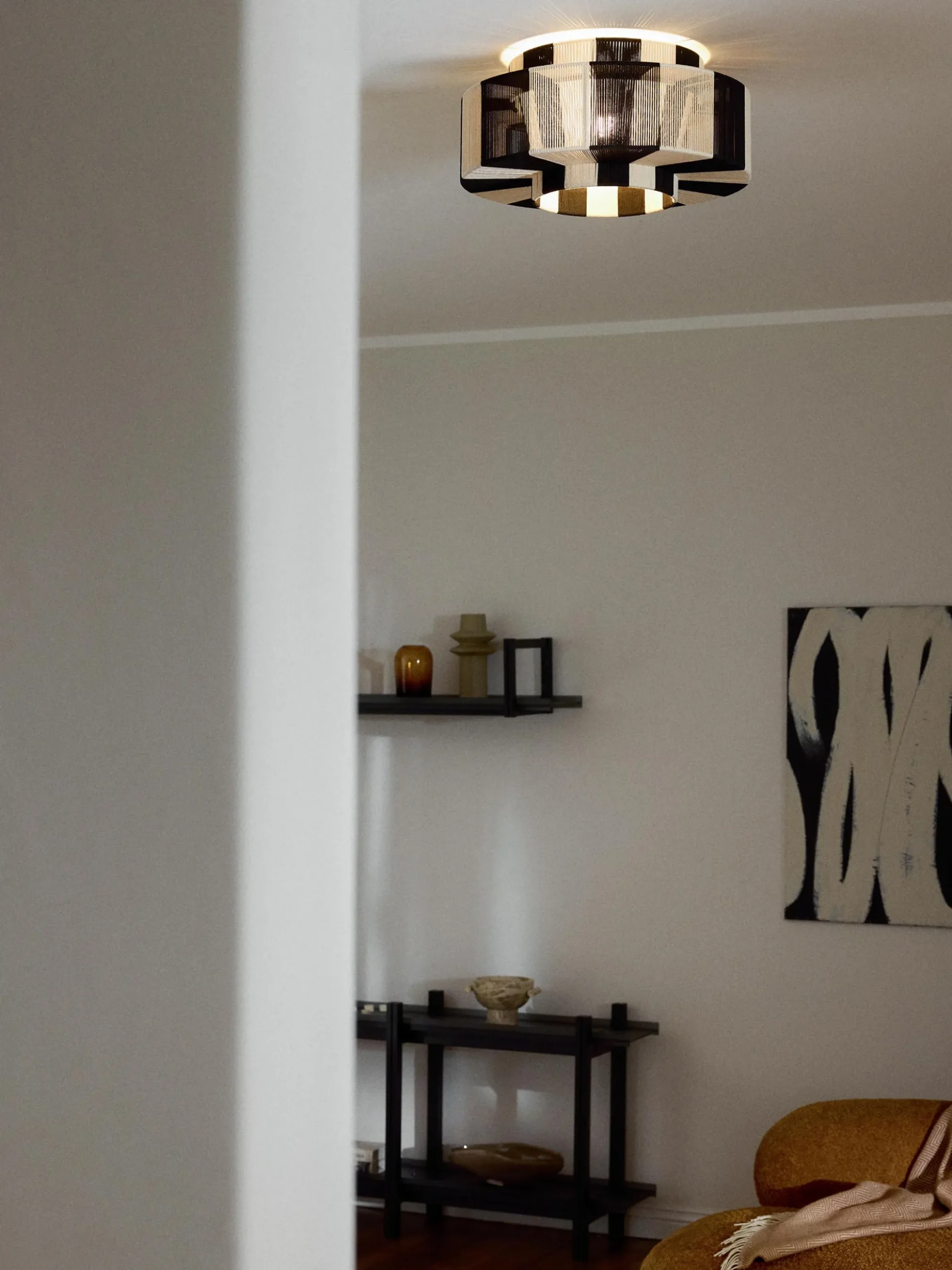 Plafoniera in lino Lace