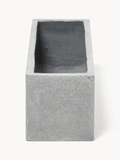 Portavaso da esterno in cemento Tuscany, alt. 19 cm