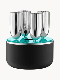 Scatola portaoggetti fatto a mano con flute da champagne Belvedere, set di 5