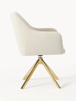Sedia con braccioli girevole Isla
