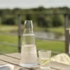 Set caraffa con bicchiere Pilastro, set da 2
