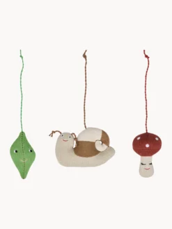 Set di 3 addobbi per albero Forest