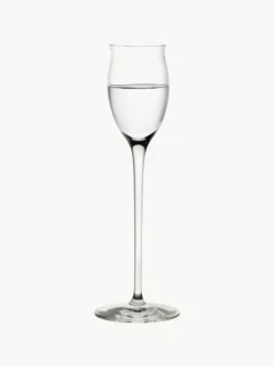 Set di 6 bicchieri da liquore in cristallo Quatrophil